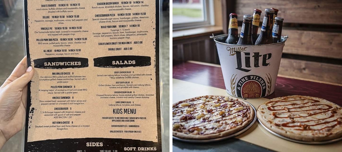 Deep South Menu