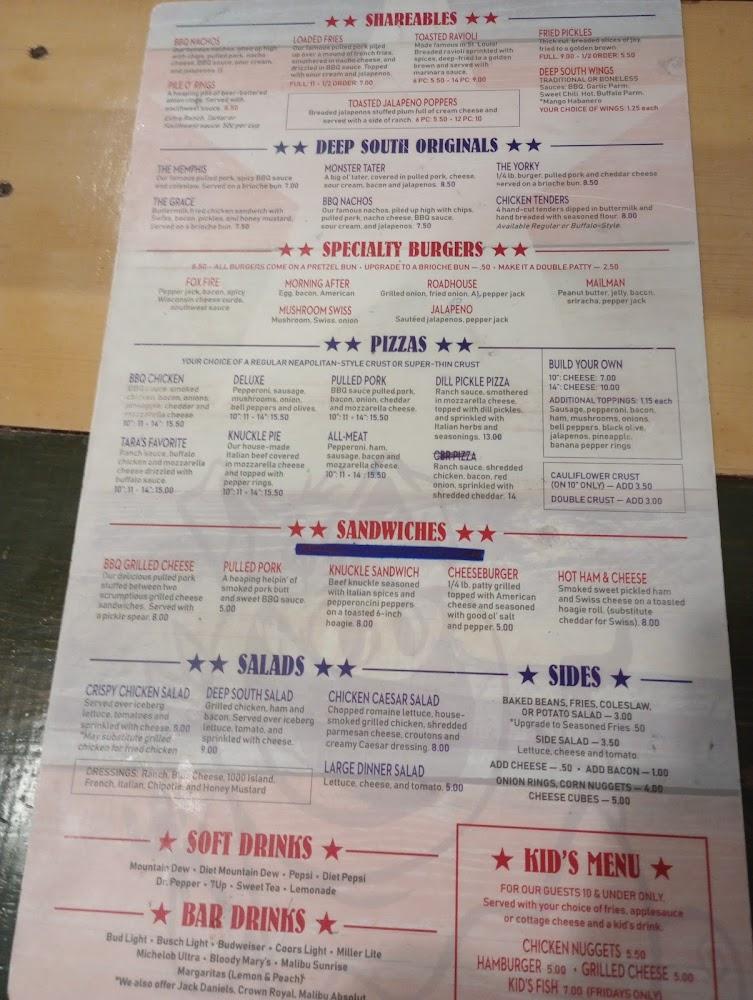 Deep South Menu image 3